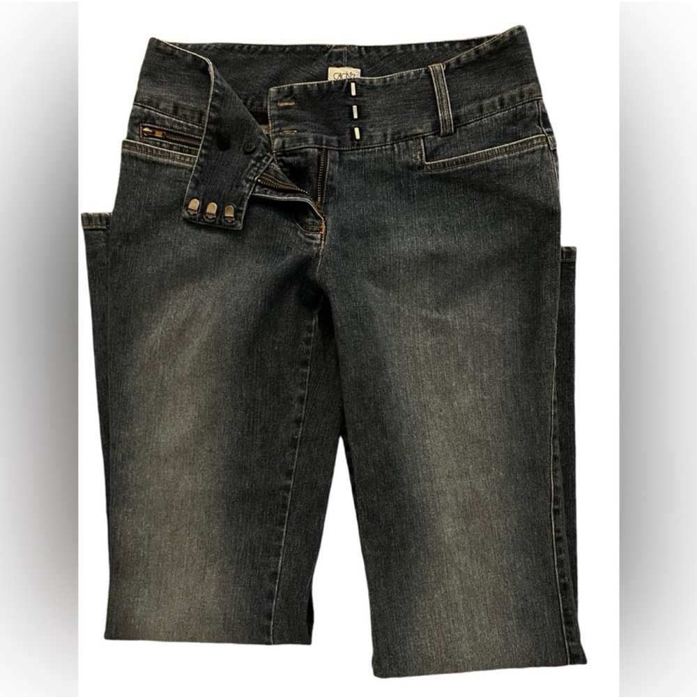 Caché Dark Wash Cropped Jeans